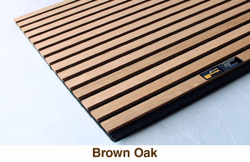 Acoustic Wall Panel (Brown Oak Color)