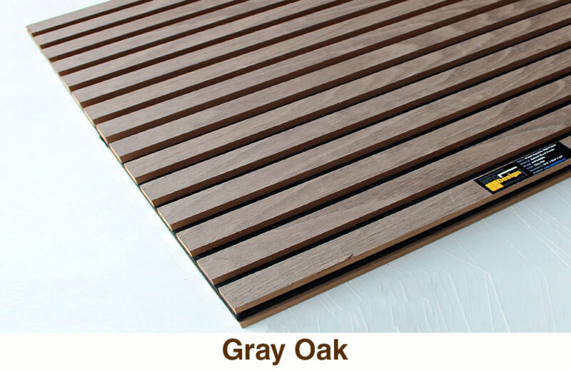 Acoustic Wall Panel (Gray Oak Color)