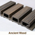 WPC Fluted Wall Panel (Ancient Wood Color)