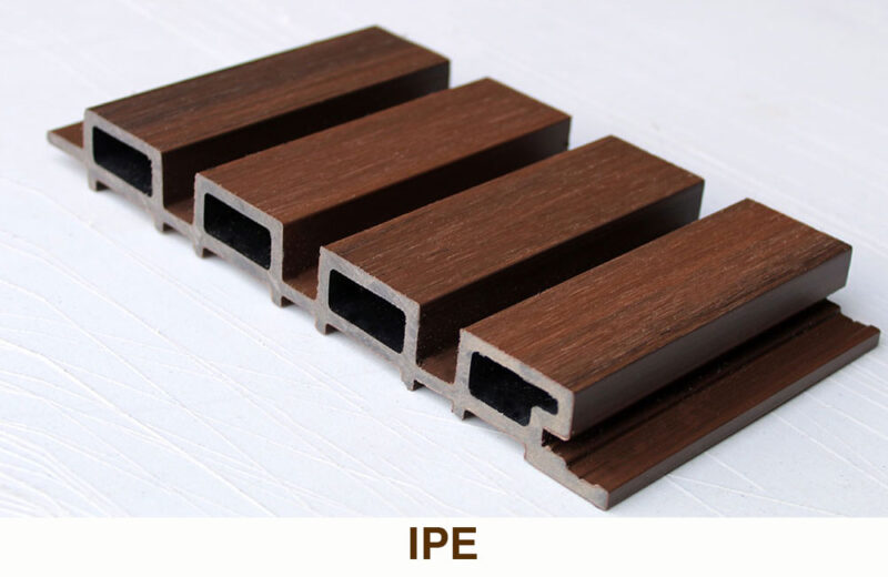 WPC Fluted Wall Panel (IPE Color)