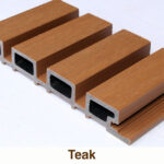 WPC Fluted Wall Panel (Teak Color)