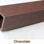 Louver Privacy Screen Panels - Square (Chocolate Color)