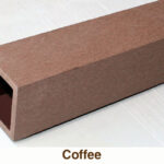 Louver Privacy Screen Panels - Square (Coffee Color)