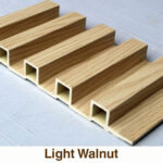 PVC Wall Panels (Light Walnut Color)