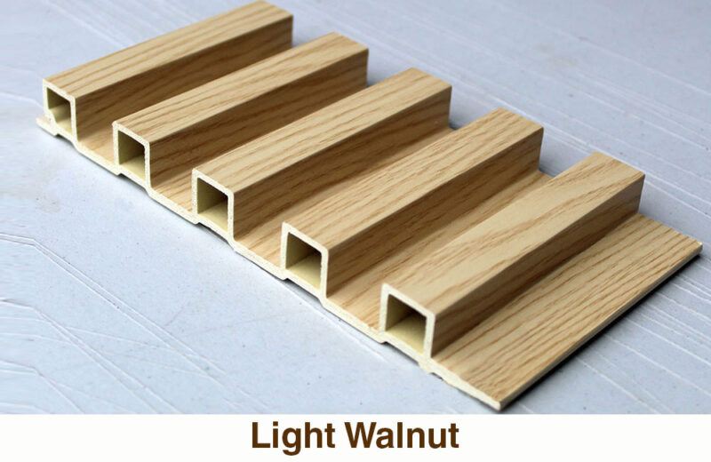 PVC Wall Panels (Light Walnut Color)