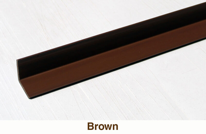 L Shape Trims For WPC Wall Panels (Brown Color)