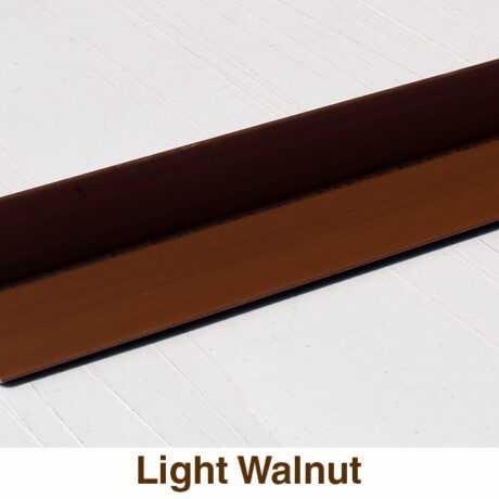 L Shape Trims For WPC Wall Panels (Light Walnut Color)