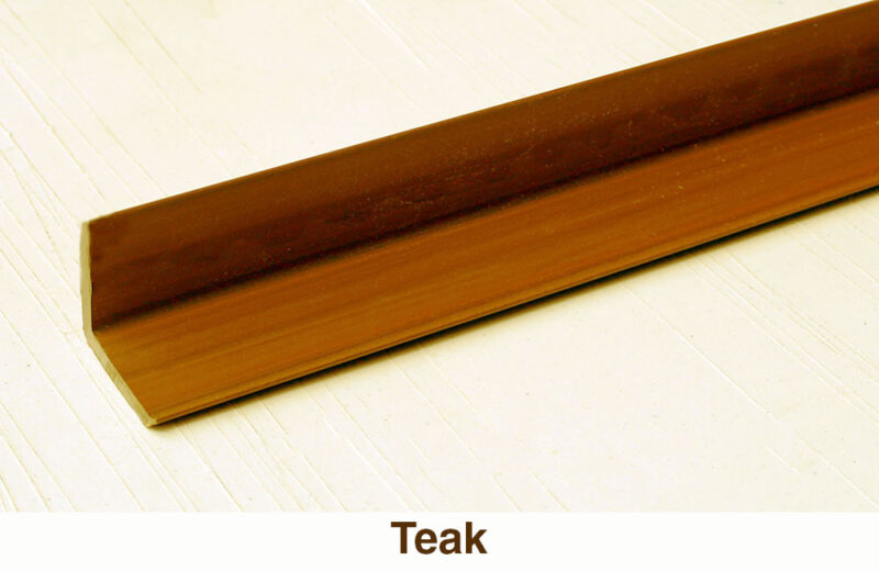 L Shape Trims For WPC Wall Panels (Teak Color)