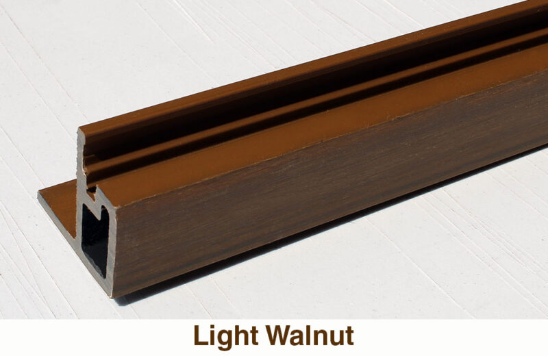 Starter Trims For WPC Wall Panels (Light Walnut Color)