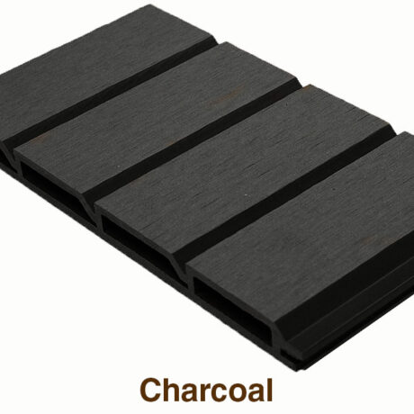 Traditional WPC Wall Cladding (Charcoal Color)