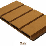 WPC Co-Extrusion Flat Wall Cladding Oak