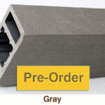 Louver Privacy Screen Panels (Gray Color)