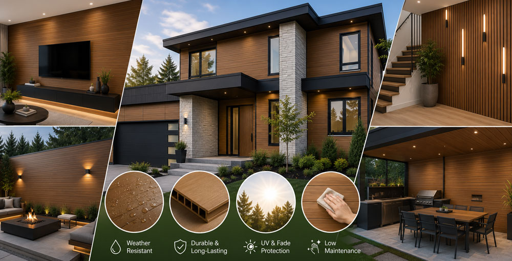Best Applications for WPC Wall Panels in Residential Construction